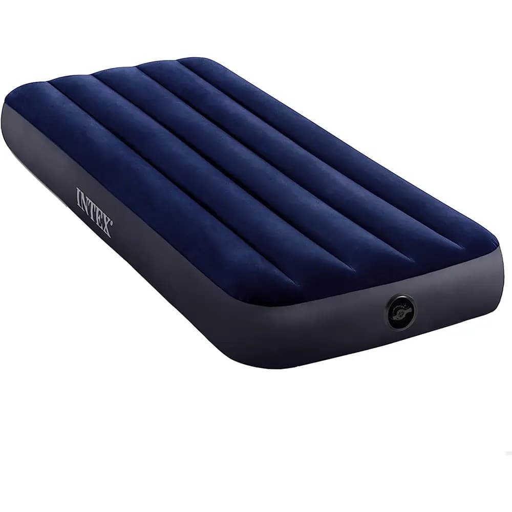 مرتبة هوائية قابلة للنفخ Intex Dura-Beam Standard Prestige Downy مقاس 183 × 203 × 25 سم بتقنية Fiber-Tech وصمام 2 في 1