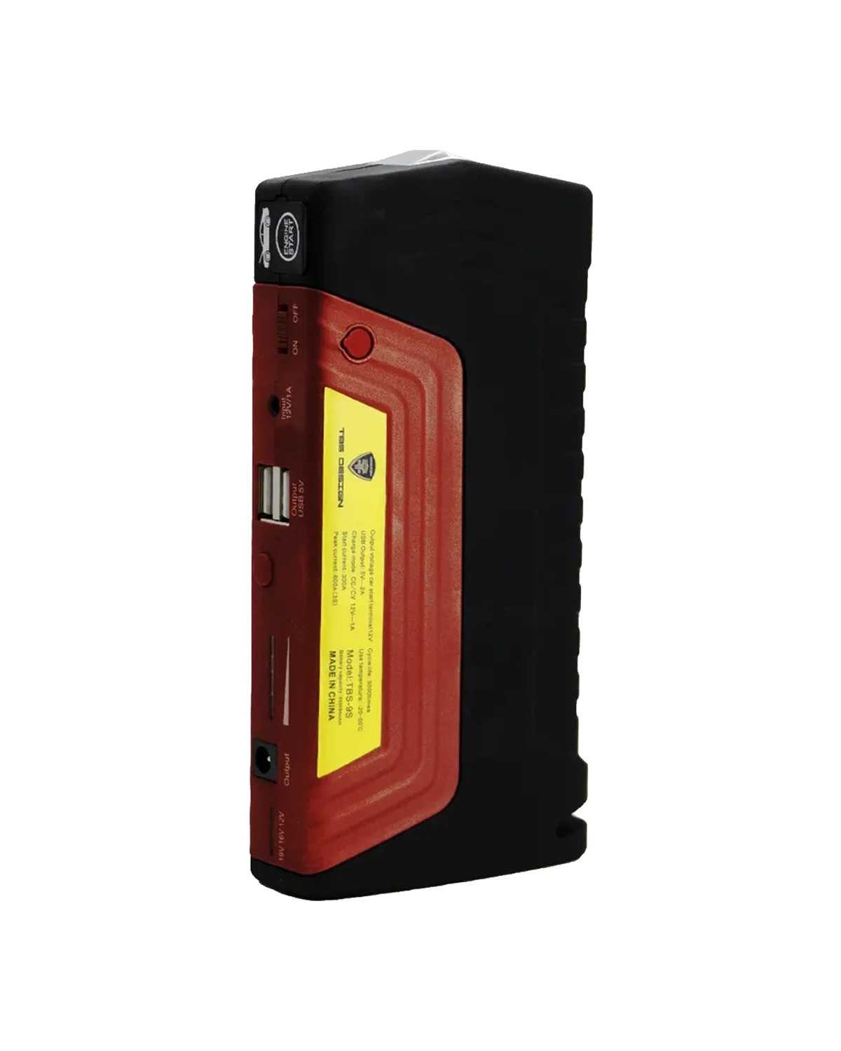 مساعد تشغيل السيارة TBS 9S بسعة 8000mAh مع ضاغط هواء