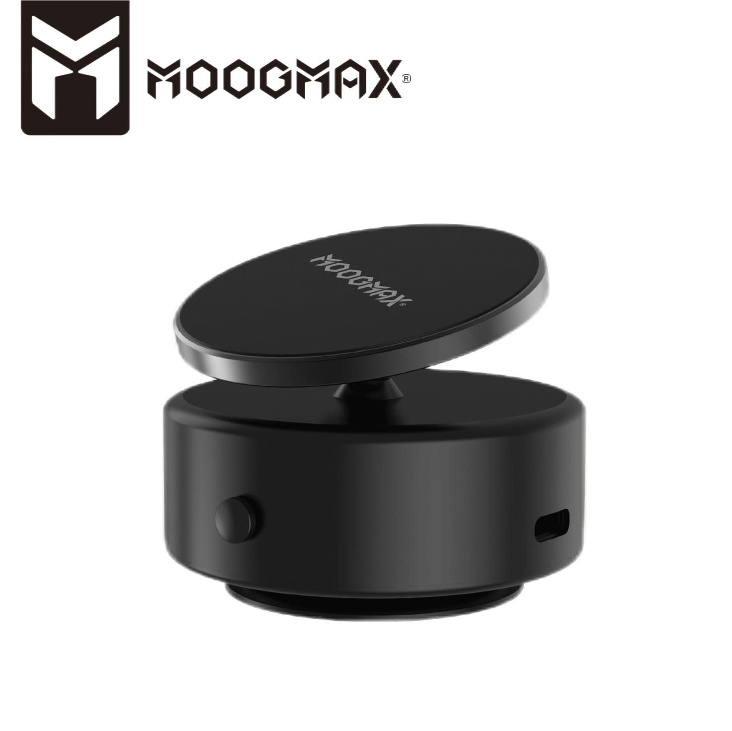 MOOGMAX 360° Magnetic Phone Stand with Vacuum Suction - Anti-Shake Stable Mount for Car Dashboard (Model MX-MH196)