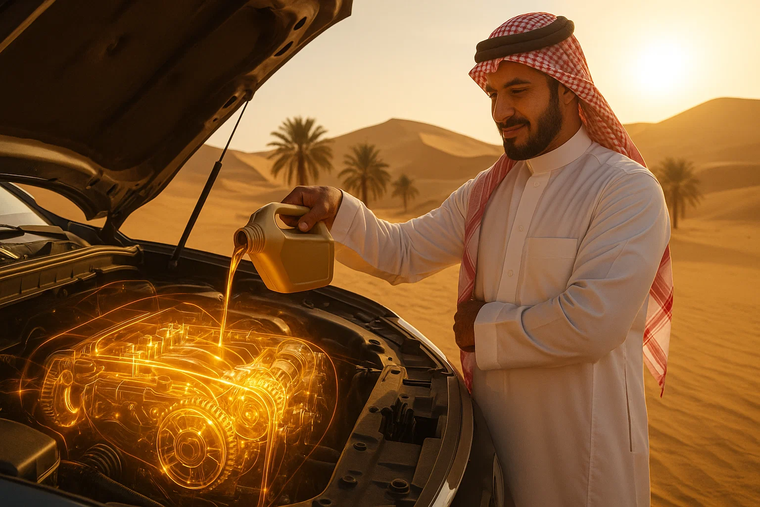 Thumbnail for blog titled: أقوى زيت السيارات لعام 2025 في السعودية: حماية ذكية لمحركك