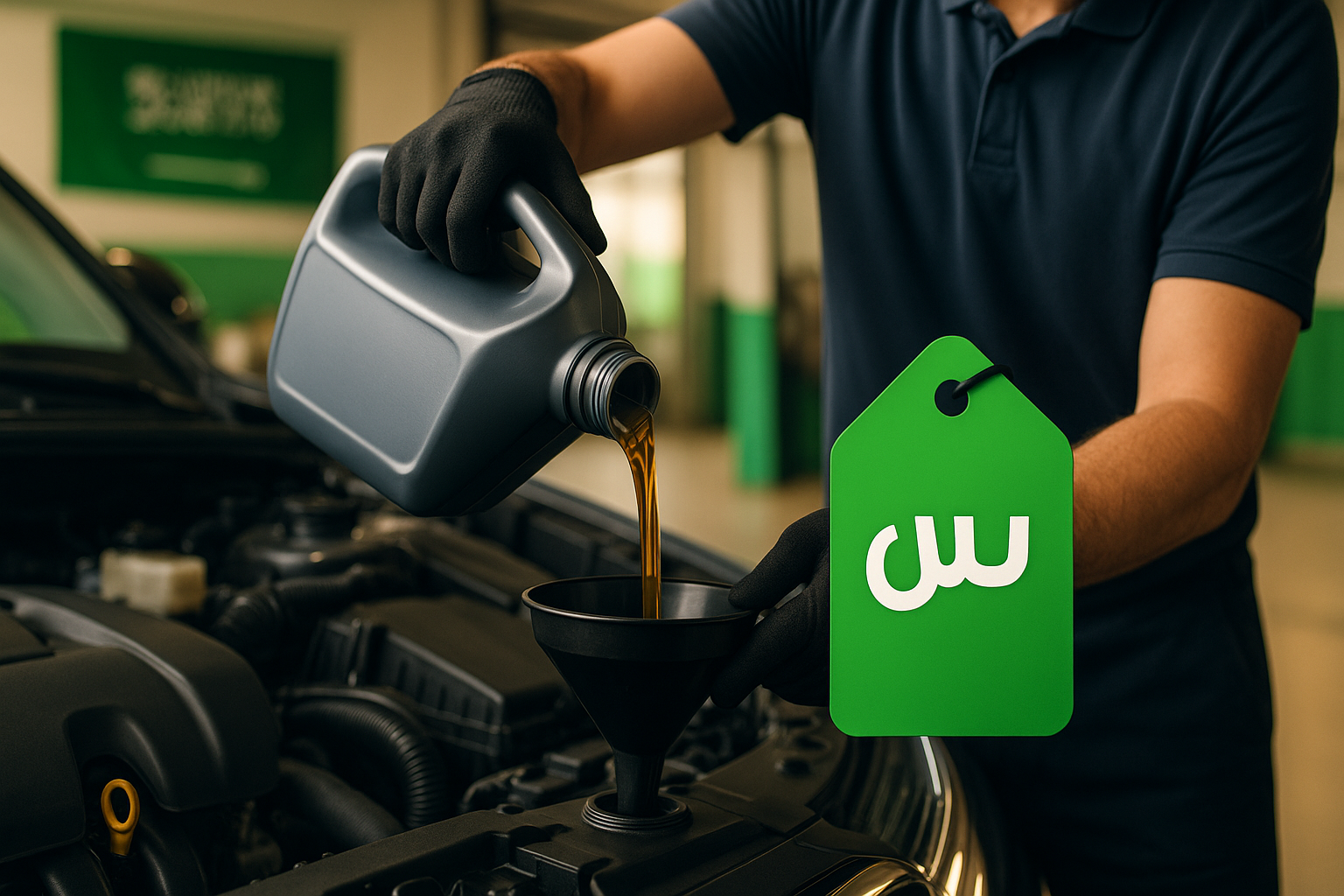 Thumbnail for blog titled: تغيير زيت السيارة بأفضل الأسعار في السعودية | كفرات بلس