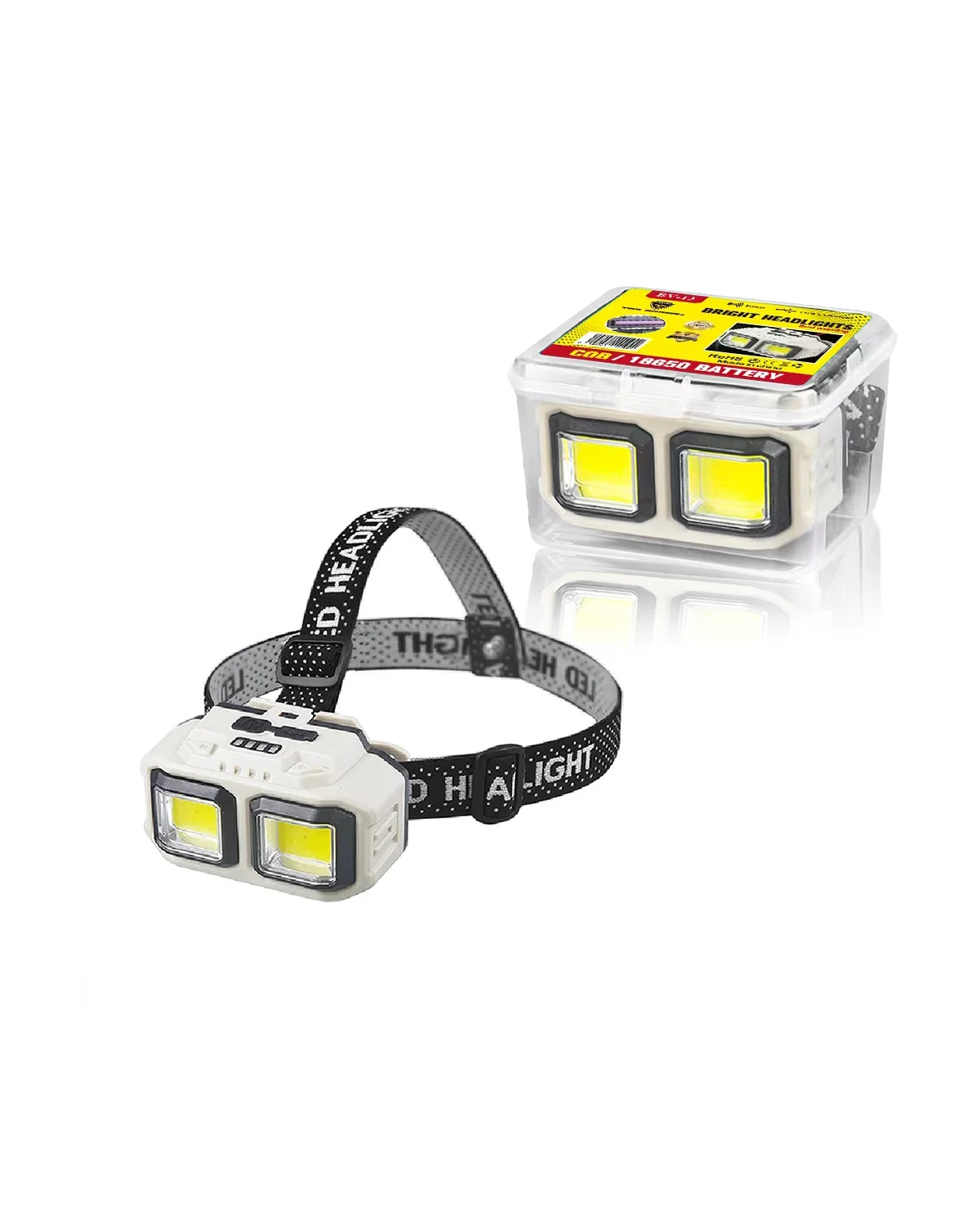 مصباح رأس TBS DESIGN BV-13 LED عالي الطاقة ومقاوم للماء مع ضوء أحمر SOS للتخييم والصيد-BV 13