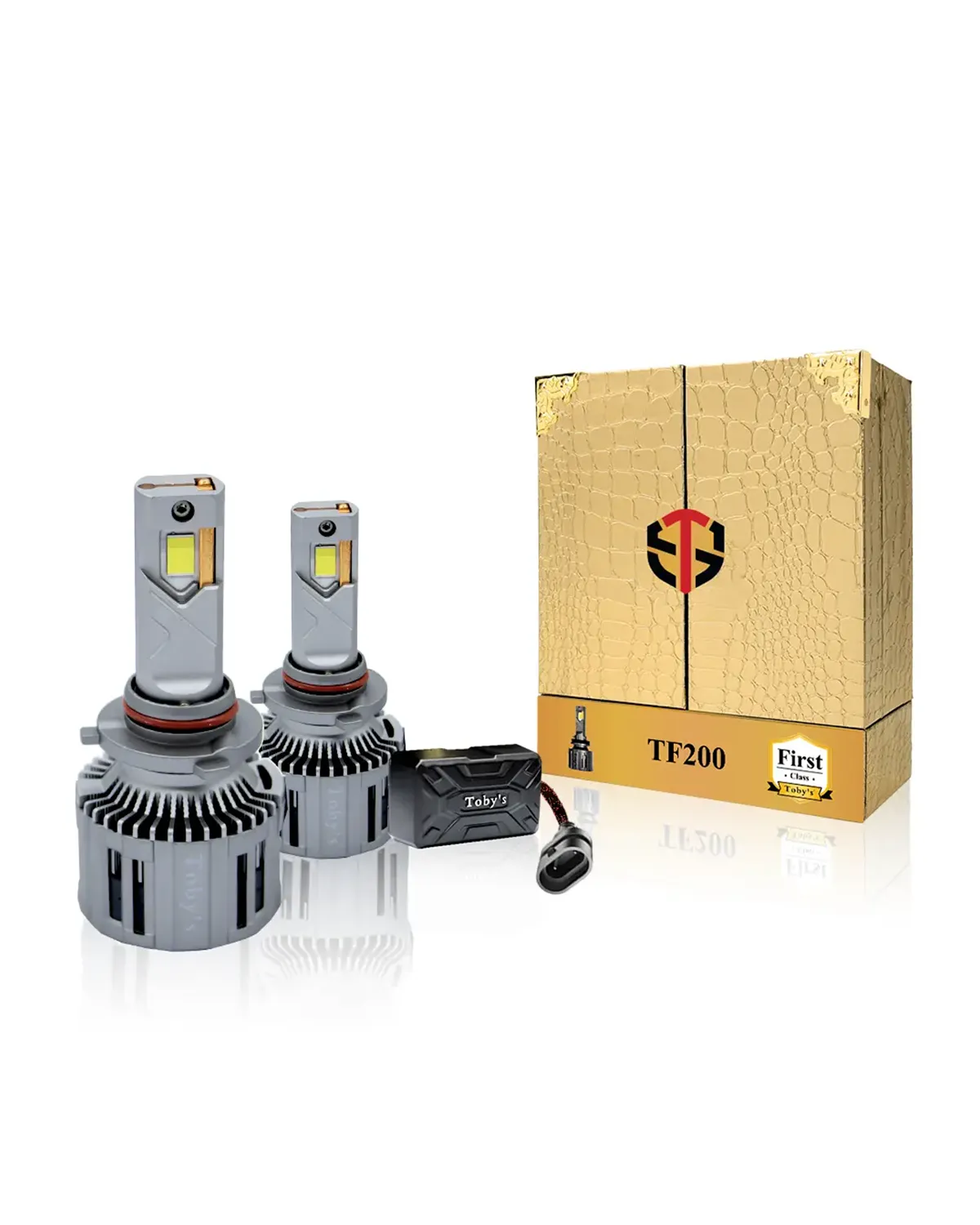 Tobys TF200 2 Pieces Car LED Headlight Original 200W/piece Power 20000/piece Lumens With Color Temperature 6500K - TF200 200W HL