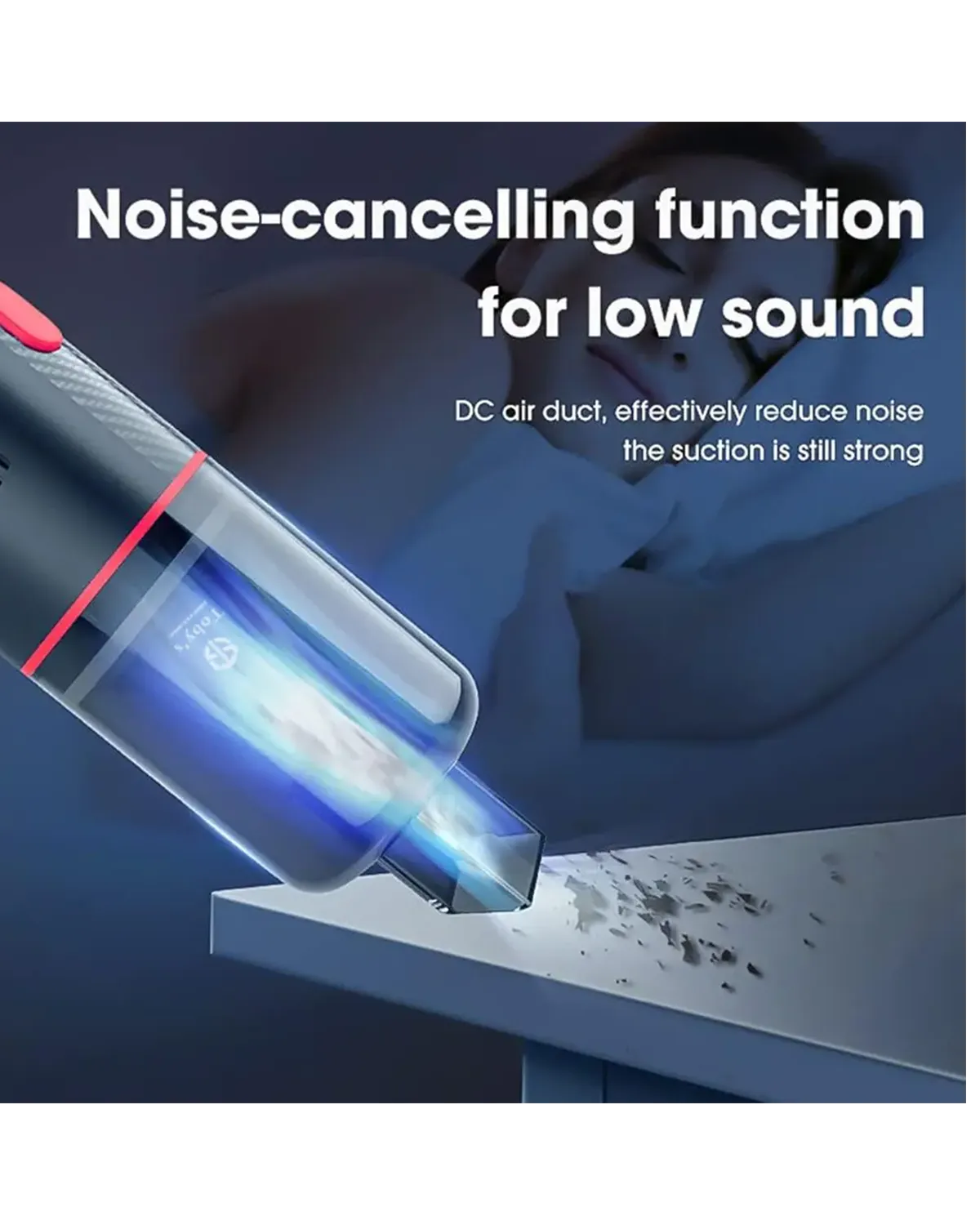 Tobys VC-02 3500PA Handheld Car Vacuum Cleaner Mini Portable Car Auto Home Duster Remover - VC 02 Image - Image 2