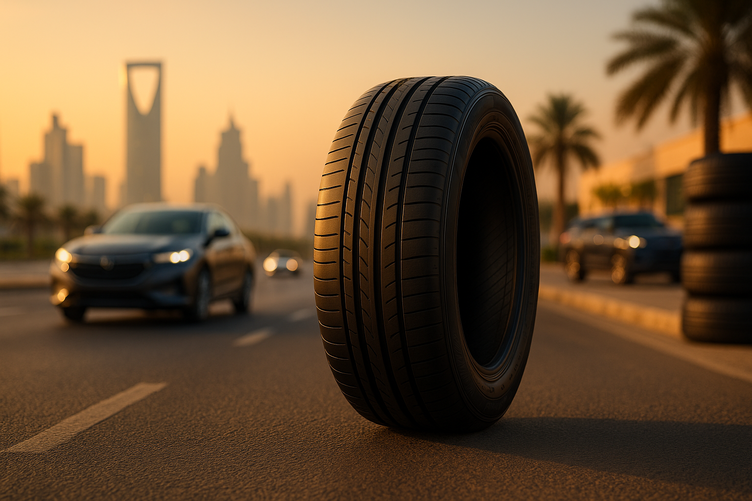 Thumbnail for blog titled: Darbek Tires Dealer in Saudi Arabia – Quality, Price & Mobile Installation Service