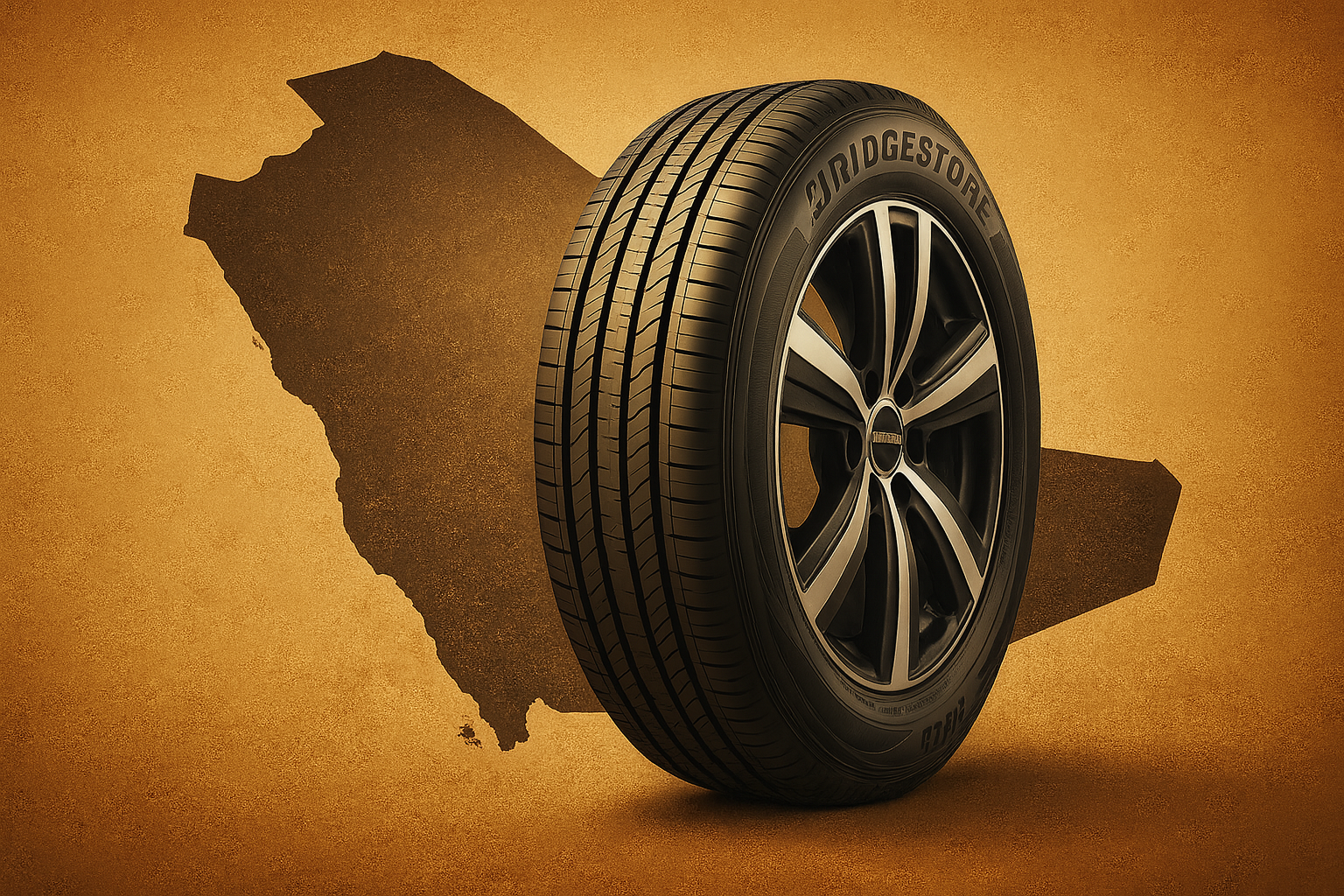 Thumbnail for blog titled: إطارات بريجستون في السعودية: الأداء الياباني الفائق