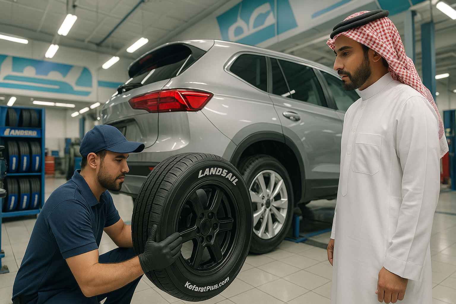 Thumbnail for blog titled: كفرات لاندسيل في السعودية: دليلك الشامل لضمان القيادة الآمنة والاقتصادية